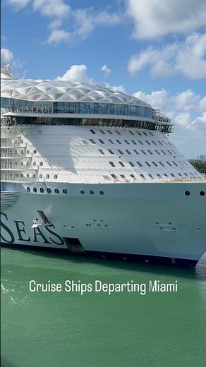 Cruise Ships Departing Port of Miami!