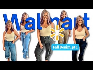 Walmart Fall Denim Try On Haul | 16 Pairs of Budget-Friendly Jeans