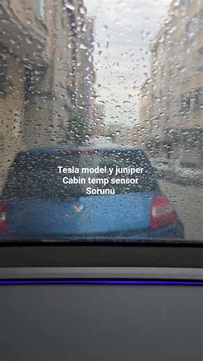 Tesla model y junniper cabin temp sensor sorunu. Sensör değişimi gerekliymiş.
