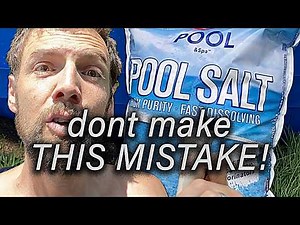 Don’t Make This Pool Salt Water Mistake! (Intex Above Ground Pool Tips)