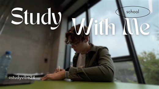 【MARK】1-hour Study With Me｜与我一起在图书馆学习一小时 | LoFi Music + Background Noise