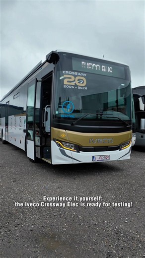 Iveco Crossway Elec test drive – electric bus available for testing