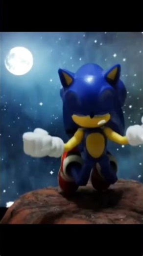 Awooooo 🗣️🐺 #werehog #sonicthehedgehog #shorts #stopmotionanimation #lonewolf