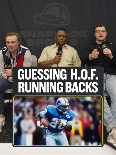Guessing Hall of Fame Running Backs with Barry Sanders