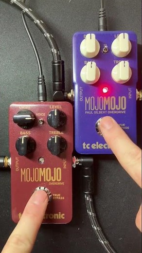 Lead guitar - Paul Gilbert MOJOMOJO Overdrive vs MOJOMOJO