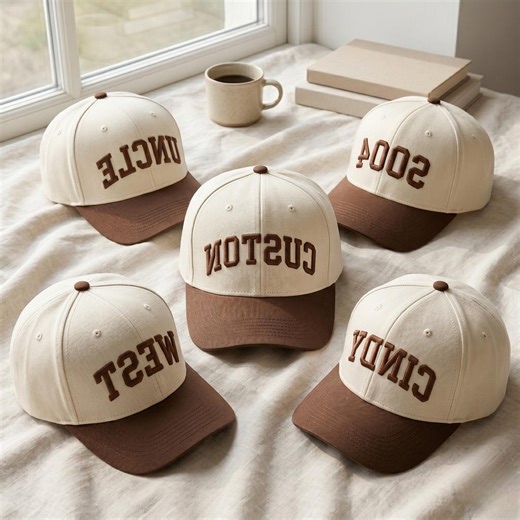 Custom Embroidered Two-tone Snapback Hat – Personalized Baseball Cap - Etsy