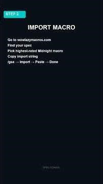How to Install GSE in 60 Seconds — WoW Midnight #Shorts