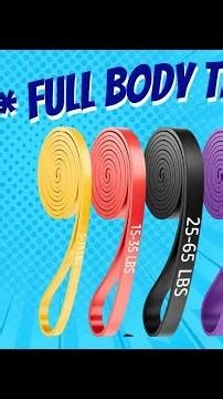 5 Level Resistance Bands Set for Strength, max Stretching