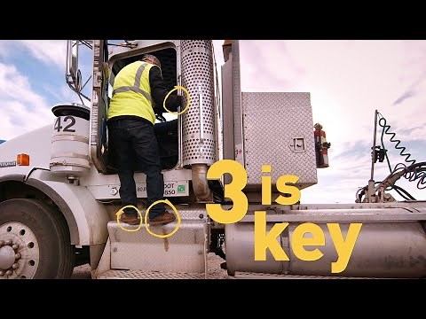 3 is key: How to safely enter and exit large vehicles