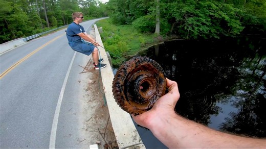 Gold Jewelry Found In The River Under An Old Bridge (River Treasure)