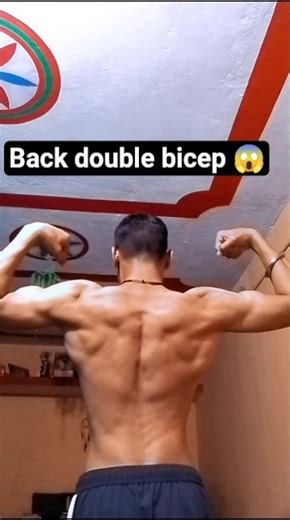 back double bicep 😱😱#trending #motivation #viral #shortsvideo #short #viralshorts #youtubeshorts....