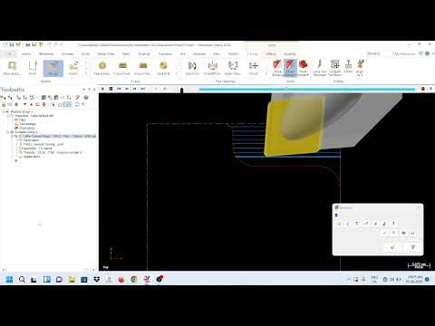 How to write a G71 cycle in Mastercam 2022