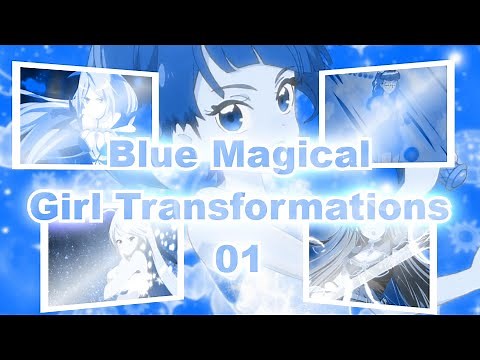 Blue Magical Girl Transformations 01