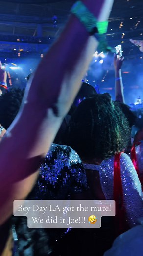 I’m late but this was my second time seeing #renaissance and FINNALLY the girls went #mute lmao