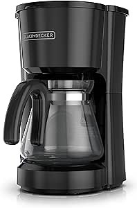 BLACK+DECKER CM0700BZ 4-in-1 5-Cup Coffee Station Coffeemaker, Black