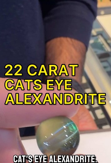 Rare Alexandrite Gemstone: Natural Cat Eye & Reverse Cat Eye Features