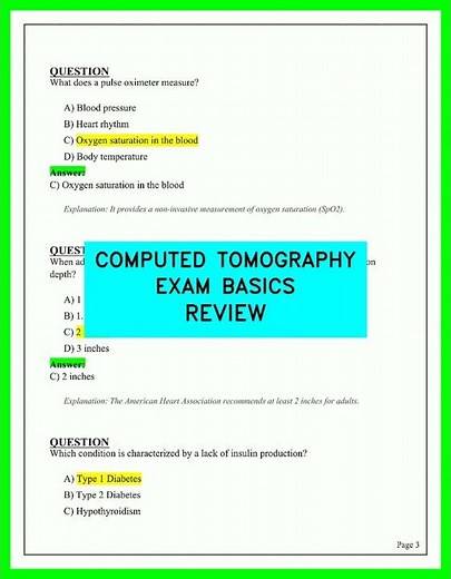 COMPUTED TOMOGRAPHY EXAM BASICS REVIEW VIDEO COMPLETE STUDY GUIDE FOR 2026 CERTIFICATION EXAM PDF