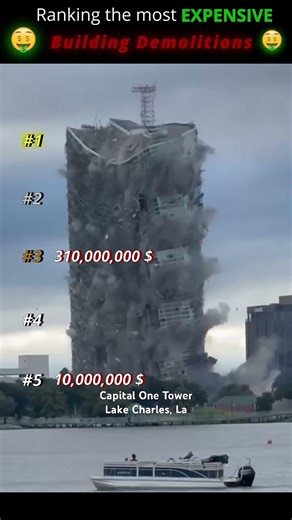 Ranking the Most Expensive Building Demolitions #demolition #expensive #shorts #construction