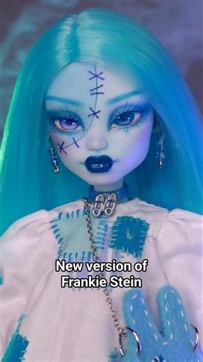 Frankie customization process #monsterhigh #diy