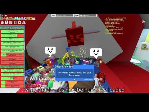 Bee Swarm Simulator - Finishing Gifted Riley Bee Quest 167