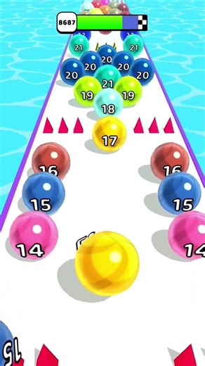 Marble Run 🥎 3D Game Color Ball Race Gameplay Android IOS Part 327