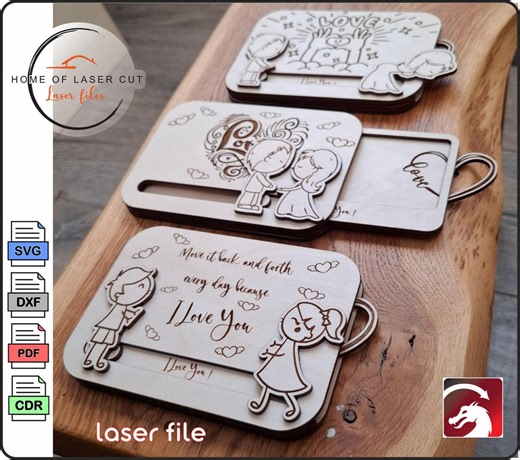 Gift Card Frame, Gift Card Holder Laser File Svg Cdr Dxf Pdf. - Etsy