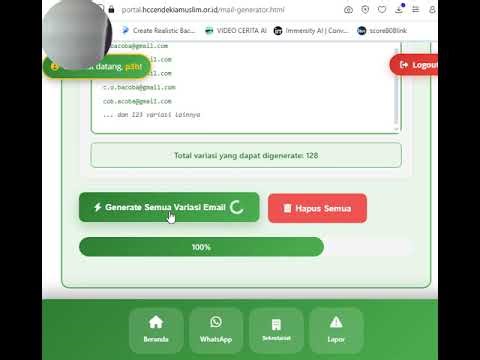 tutorial email generator
