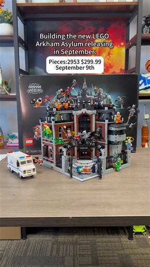 brickblingtoy.com | LEGO is releasing the ”Arkham Asylum,“ a large Batman-themed building set. It will launch on September 9 for $299.99. Do you like this new... | Instagram