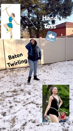 BATON TWIRLING HIDDEN TALENT MAJORETTE ROUTINE HAND TOSS FIGURE 8 EIGHT CLOCK TWIRLS #batontwirling