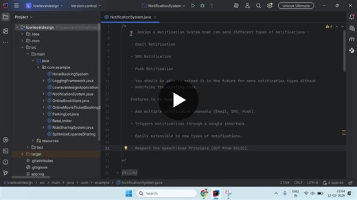 Designing a SOLID Notification System with Java | Ankit Narwade posted on the topic | LinkedIn