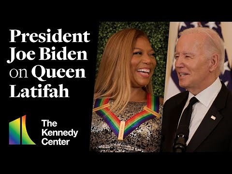 President Joe Biden on Queen Latifah - 46th Kennedy Center Honors White House Reception (2023)