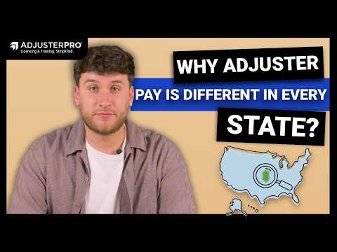 Why adjusters pay is different in every state?!