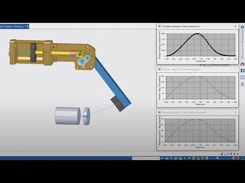 Solid Edge Simulation - Cinématique, contrôle du mouvement