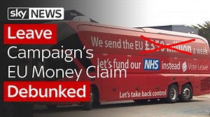 941K views · 3.3K reactions | Here's why the 'Leave' campaign's claim that the UK sends £350 million a week to the EU is inaccurate | Sky News | Facebook