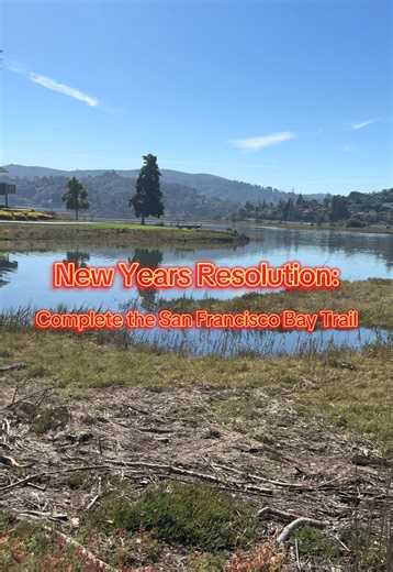 I just have one resolution this year: to finish what I started. In the past 4 months, I’ve walked half of the 350 miles of the San Francisco Bay Trail and I am determined to keep going until I mark off as much as possible. Do you think I can do it?!
