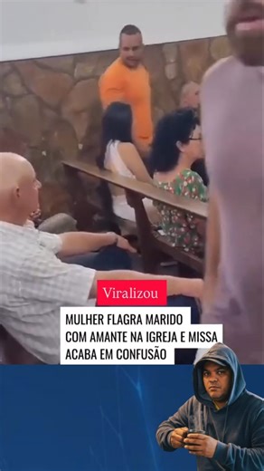 Alexandro Marques on Instagram: "Mulher flagra marido com amante dentro de igreja e situação termina em confusão Uma situação inusitada e constrangedora chamou a atenção de fiéis e viralizou nas redes sociais após uma mulher flagrar o próprio marido acompanhado de uma suposta amante dentro de uma igreja durante a celebração de uma missa. De acordo com relatos de testemunhas, a mulher teria entrado no local e, ao perceber a presença do companheiro ao lado de outra mulher, iniciou uma discussão qu