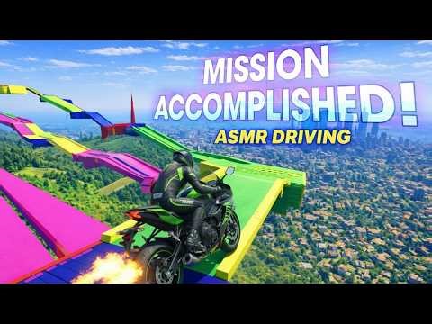 ASMR Driving with Motorcycle Farming Simulator 22 ASMR Driving