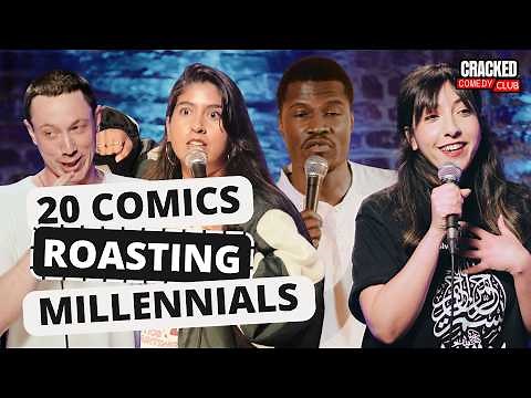 20 Jokes Roasting Millennials | Standup Comedy | Cracked Comedy Club
