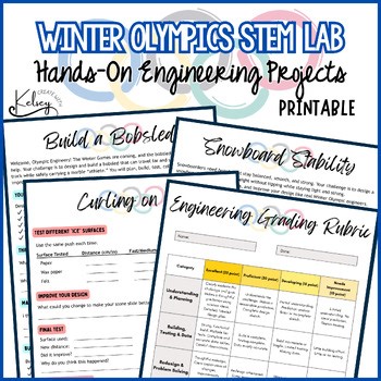 Winter Olympics 2026 Hands-On Engineering Challenges| NGSS Science STEM Project
