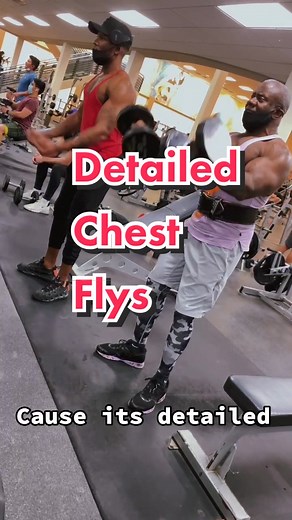 Training Chest Flys with the great. When Charlie finishes a workout the gym takes a break. #teeupwadeofficial #teeupwade #fitness #coaching #npc