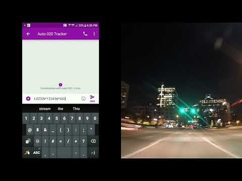 Auto-320 GPS Vehicle Tracker with Live Audio Monitoring