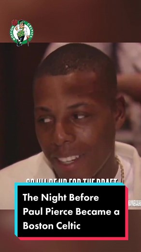 The night before Paul Pierce became a Boston @celtics 🍀 at the 1998 NBA Draft. Next stop: Basketball HOF! #HoopClass21 #Celtics #TheTruth