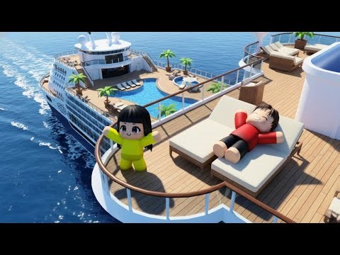 OMO! YUTA MIO'S CHILDREN WANT TO HOLIDAY ON A LUXURY TITANIC CRUISE SHIP - ROBLOX LIVETOPIA