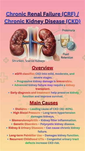 Chronic Kidney Disease (CKD): Causes & Risk Factors Explained #ChronicKidneyDisease #CKD