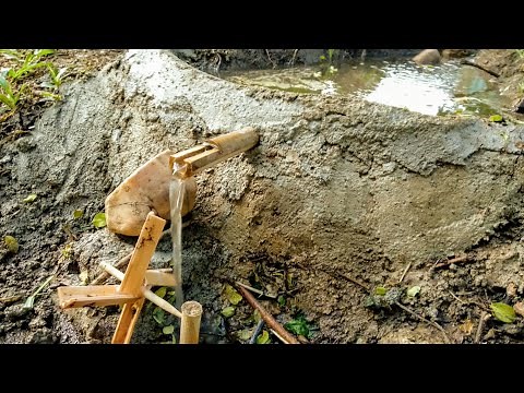 DIY Micro Hydro DAM - How to make simple Hydro-Power Dam