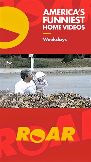 ROAR on Instagram: "Life is full of surprises and the funniest ones always end up on camera. 😂 Watch America’s Funniest Home Videos weekday mornings on ROAR!"