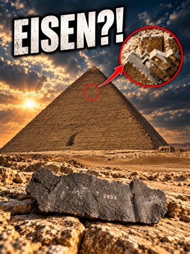 Was macht Schmiedeeisen in der Cheops-Pyramide?! 1837 wurde an der Südseite der Großen Pyramide eine Eisenplatte gemeldet. Laut dem historischen Fundbericht kam sie nahe der äußeren Mündung des südlichen Schachts der Königskammer aus einer inneren Fuge, nachdem zwei äußere Steinlagen entfernt worden waren. Genau das macht den Fund bis heute so interessant. Denn wenn dieser Fundort stimmt, wäre das Stück bereits im Mauerwerk eingeschlossen gewesen. Spätere Untersuchungen widersprechen sich jedoch