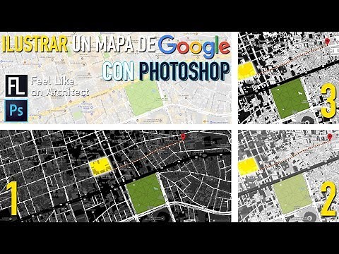 Illustrate a Google Map with Photoshop