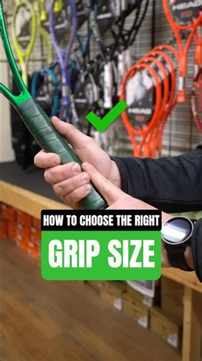 How to choose the right racquet grip size?
