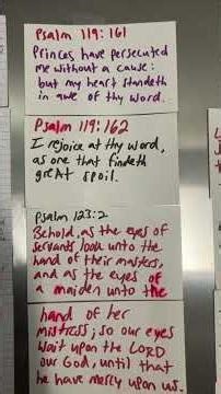 my new favorite hobby is writing scripture on index cards.